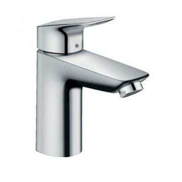 Baterie lavoar cu monocomanda Hansgrohe Logis 100 cu ventil click-clack