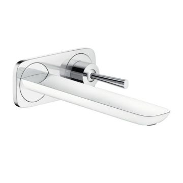 Baterie lavoar cu monocomanda Hansgrohe Puravida cu pipa 22.5 cm