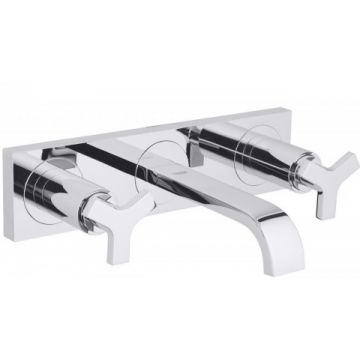 Baterie lavoar Grohe Allure cu 3 elemente 1/2″ pe perete