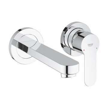 Baterie lavoar Grohe BauEdge cu 2 orificii (include corp incastrat)