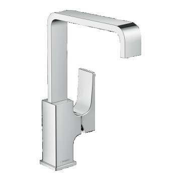 Baterie lavoar Hansgrohe Metropol 230 inalta cu ventil push-open