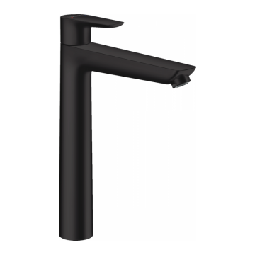 Baterie lavoar Hansgrohe Talis E 240, cu ventil pop-up, negru mat, pentru lavoar tip bol