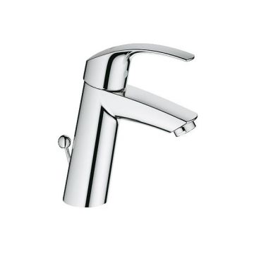 Baterie lavoar monocomanda Grohe Eurosmart New cu set evacuare cu tija