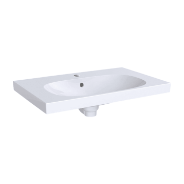 Lavoar Geberit Acanto cu blat 75x48xH17 cm