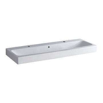 Lavoar Geberit Icon 2 orificii baterie 120x49xH16 cm