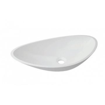 Lavoar oval Cast Marble Atena 56,4x32,3xH17,3 cm fara preaplin