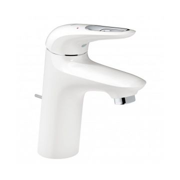 Baterie lavoar Grohe Eurostyle New S maner loop alb monocomanda