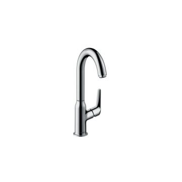 Baterie lavoar Hansgrohe Novus 240 cu pipa rotativa si ventil Pop-Up crom