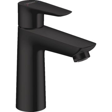 Baterie lavoar Hansgrohe Talis E 110 cu ventil Pop-Up negru mat