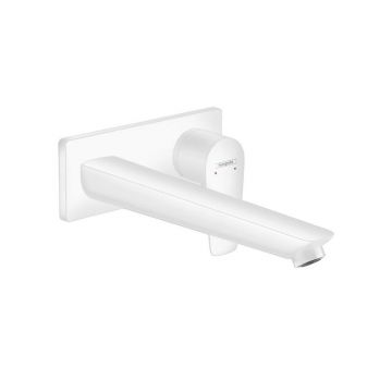 Baterie lavoar incastrata Hansgrohe Talis E pipa 22.5 cm alb mat