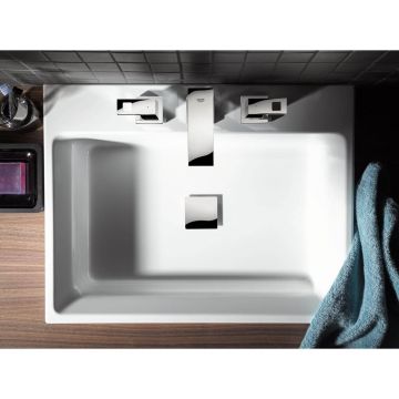 Lavoar pe blat Grohe Cube Ceramic cu PureGuard 50x49 cm