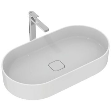 Lavoar pe blat Ideal Standard Strada II oval 75x40 cm fara preaplin