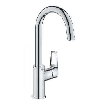 Baterie lavoar Grohe Bauloop marimea L,model 2022,furtunuri flexibile,crom-23891001