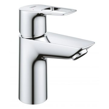 Baterie lavoar Grohe Bauloop, marimea S, crom, furtunuri flexibile, fara evacuare - 23337001