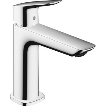 Baterie lavoar Hansgrohe Logis 110 Fine ventil push-open crom