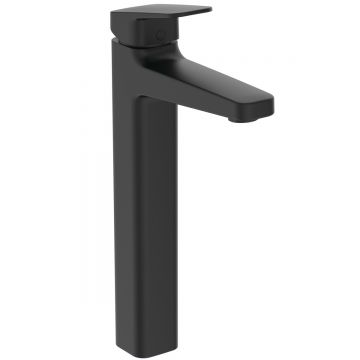 Baterie lavoar Ideal Standard Ceraplan 250 cu ventil pop-up metallic pentru lavoare tip bol Silk Black