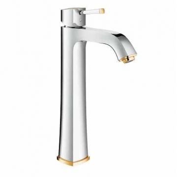 Baterie lavoar inalta marimea XL Grohe Grandera crom-auriu