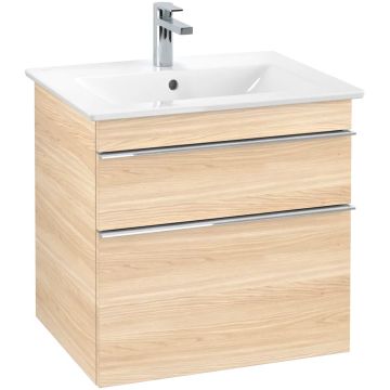 Dulap baza suspendat Villeroy&Boch Venticello 603x590x502 mm cu doua sertare elm impresso