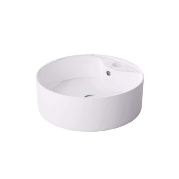 Lavoar pe blat Massi Agio alb lucios 46 cm