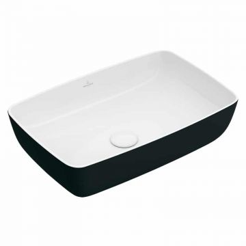 Lavoar pe blat Villeroy & Boch Artis dreptunghiular 58 cm Negru