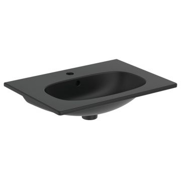 Lavoar pe mobilier Ideal Standard Tesi 62 cm negru mat