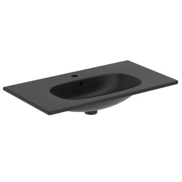 Lavoar pe mobilier Ideal Standard Tesi 82 cm negru mat