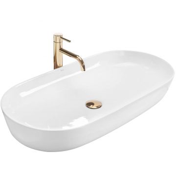 Lavoar pentru blat Rea CLEO 81 White