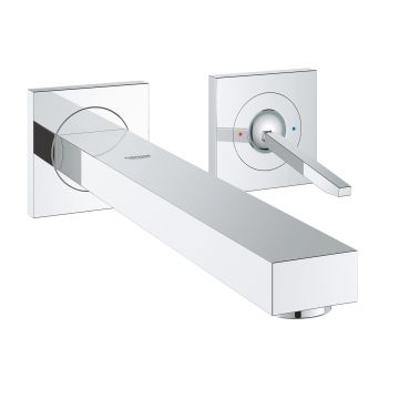 Baterie lavoar Grohe Eurocube Joy M cu 2 elemente de perete necesita corp ingropat crom