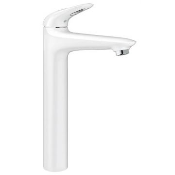 Baterie lavoar Grohe Eurostyle XL corp inalt fara ventil alb-crom