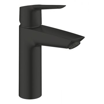 Baterie lavoar Grohe Start, 3/8'', marimea M, cartus ceramic, monocomanda, negru mat - 235752432