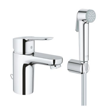 Baterie lavoar Grohe Start Edge S cu dus tip bideu pentru igiena intima fara ventil crom