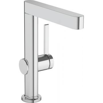 Baterie lavoar Hansgrohe Finoris 230 cu pipa rotativa, ventil push-open, crom - 76060000