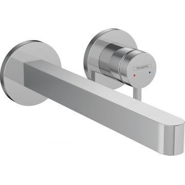 Baterie lavoar Hansgrohe Finoris cu pipa 228mm, montaj incastrat, crom - 76050000