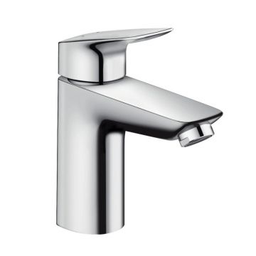 Baterie lavoar Hansgrohe Logis 100 ventil click-clack crom