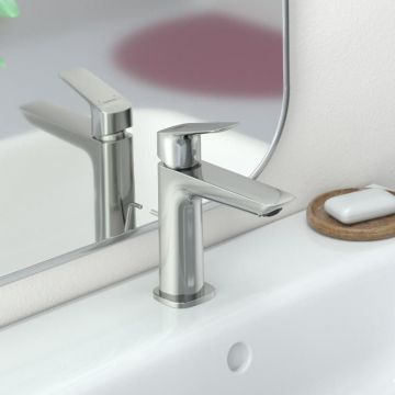 Baterie lavoar Hansgrohe Logis 110 Fine, ventil pop-up, 1/2'', monocomanda, crom - 71251000