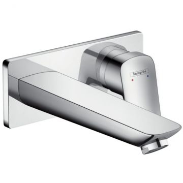 Baterie lavoar Hansgrohe Logis cu pipa 195 mm, montaj incastrat, crom - 71220000