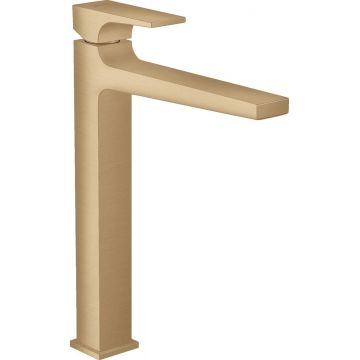 Baterie lavoar Hansgrohe Metropol 260, ventil push-open, bronz periat - 32512140