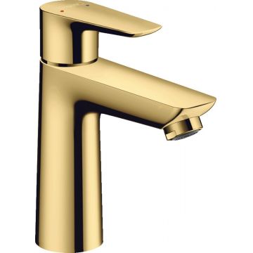 Baterie lavoar Hansgrohe Talis E 110 cu ventil pop-up, polished gold optic - 71710990