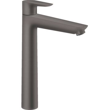 Baterie lavoar Hansgrohe Talis E 240, ventil pop-up, brushed black chrome - 71716340