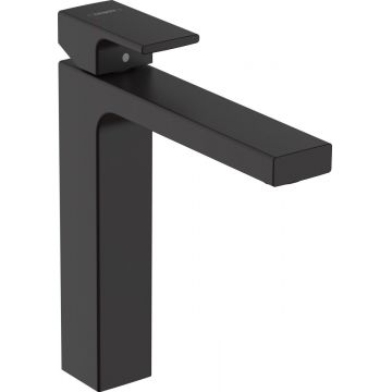 Baterie lavoar Hansgrohe Vernis Shape 190, ventil pop-up, negru mat - 71562670