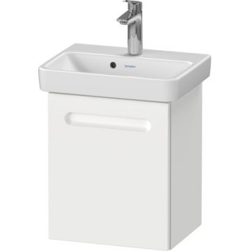 Dulap baza Duravit No.1 cu o usa balamale stanga 390x346mm alb mat décor