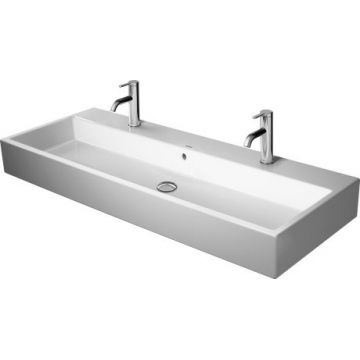 Lavoar dublu Duravit Vero Air 120x47cm montare pe mobilier alb