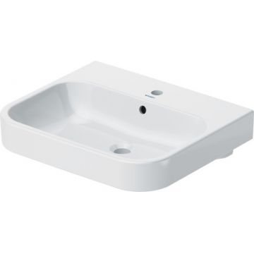 Lavoar Duravit Happy D.2 60x50.5cm montare pe mobilier WonderGliss alb