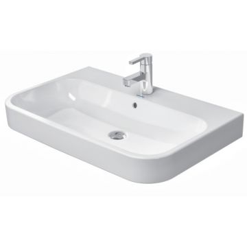 Lavoar Duravit Happy D.2 80cm montare pe mobilier alb