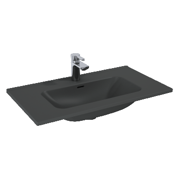 Lavoar pentru mobilier Skappa Gri Antracit 80 cm Lavoar pentru mobilier Skappa Gri Antracit 80 cm