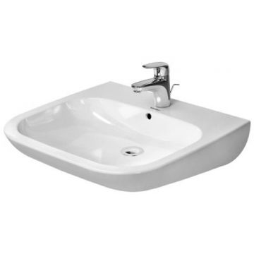 Lavoar pentru persoane cu dizabilitati Duravit D-Code Vital 60x56 cm alb