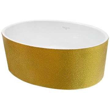 Lavoar tip bol Besco Uniqa Glam 32x46x17cm Gold