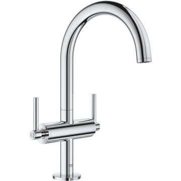 Baterie lavoar Grohe Atrio L cu dubla comanda crom