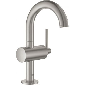 Baterie lavoar Grohe Atrio M ventil click-clack supersteel