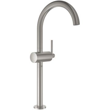 Baterie lavoar Grohe Atrio XL pentru lavoare tip bol ventil click-clack supersteel